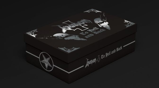 Legendary VENOM released “To Hell and Back” tape box 